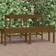 vidaXL honey brown pine Garden Bench