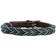 Hunter Collar Solid Education Cord Cow Leather Dark Brown/Turquoise S