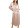 Lady Avenue Pure Silk Long Robe - Parelwit Zijde