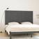 vidaXL grey, 204 Solid Wood Pine Bed Headboard