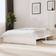 vidaXL Bed Frame White Solid 4FT6 Double