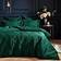 Paoletti Palmeria Quilted Duvet Cover Green