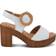 Spring Step Women's Gamona Ankle-Strap Heeled Sandal White