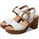 Spring Step Women's Gamona Ankle-Strap Heeled Sandal White