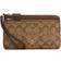 Coach Double Zip Wallet In Signature Canvas - Gold/Khaki Saddle