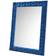 Acme Furniture Dante H Glam Wood Rectangle Blue Leaning Floor Mirror