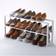 Yamazaki Home 2 Double, Steel, Holds 6 to 12 Wall Shelf