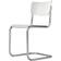 Thonet Cantilever Chrome/White Kitchen Chair 82cm