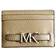 Michael Kors Reed Großer Kartenhalter MK Signature Logo Leder, CAMEL, Kartenhalter