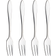 Hardanger Bestikk Fjord Tårtgaffel 15.3cm 4st