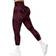 Mooslover Seamless Training Leggings - Wine Red Tie-Dye