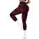 Mooslover Seamless Training Leggings - Wine Red Tie-Dye