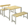 Plus 185581-1 Caféset, 1 Bord inkl. 2 Stolar & 2 Soffor