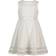 Calvin Klein Big Girl's Illusion Mesh-Hem Dress - Whipped White