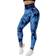 Mooslover Seamless Training Leggings - Light Blue Tie-Dye