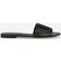 Dolce & Gabbana Embossed Logo Sandals with Flat Sole Black