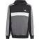 adidas Junior Tiberio 3-Stripes Colorblock Fleece Hoodie - Black/White/Grey Five