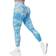 Mooslover Seamless Training Leggings - Ice Blue Tie Dye