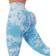 Mooslover Seamless Training Leggings - Ice Blue Tie Dye