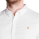 FARAH Brewer Slim Fit Organic Cotton Oxford Shirt - White