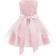 MSemis Baby Girl's Christening Baptism Party Formal Dress - Pink