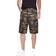 XRay Men's Belted Twill Tape Cargo Shorts - Brown Camo