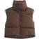 Keomud Women's Winter Crop Vest - Brown