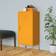 vidaXL Mustard Storage Cabinet
