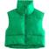 Keomud Women's Winter Crop Vest - Green