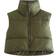 Keomud Women's Winter Crop Vest - Armygreen