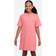 Nike Girls' Sportswear T-Shirt Dress, Medium, Sea Coral