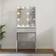 vidaXL 60x40x140cm Concrete Grey Toiletbord 40x60cm