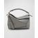 Loewe Small Puzzle Edge Leather Shoulder Bag PEARL GREY