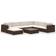 vidaXL 41260 Loungeset, 1 Bord inkl. 6 Soffor