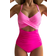 Eomenie Women's One Piece Swimsuits - Pink