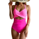 Eomenie Women's One Piece Swimsuits - Pink