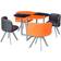 Kosy Koala Faux Leather Dining Set 90x90cm 5pcs