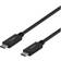 Deltaco USB C - USB C Gen2 3.1 M-M 1m