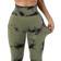 Mooslover Seamless Training Leggings - Olive Green Tie-Dye