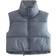 Keomud Women's Winter Crop Vest - Haze Blue