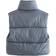 Keomud Women's Winter Crop Vest - Haze Blue