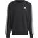 Adidas Essentials French Terry 3-Stripes Sweatshirt - Black