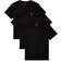 Lacoste Men’s V-Neck Cotton Lounge T-shirt 3-pack - Black