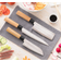 InnovaGoods V0101224 Santoku Knife, Herb Chopper, Filleting Knife