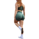 OQQ Women's Butt Lifting Yoga Shorts - Grey/Armygreen/Plumred