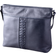 Leather Crossbody Bag - Navy