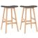vidaXL Fabric Sgabello da bar 70cm 2pcs