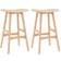 vidaXL Fabric Sgabello da bar 70cm 2pcs