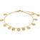 Pilgrim Carol Small Filigree Coins Bracelet - Gold/Transparent
