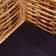 vidaXL Rattan Sofa 195cm 3 personers